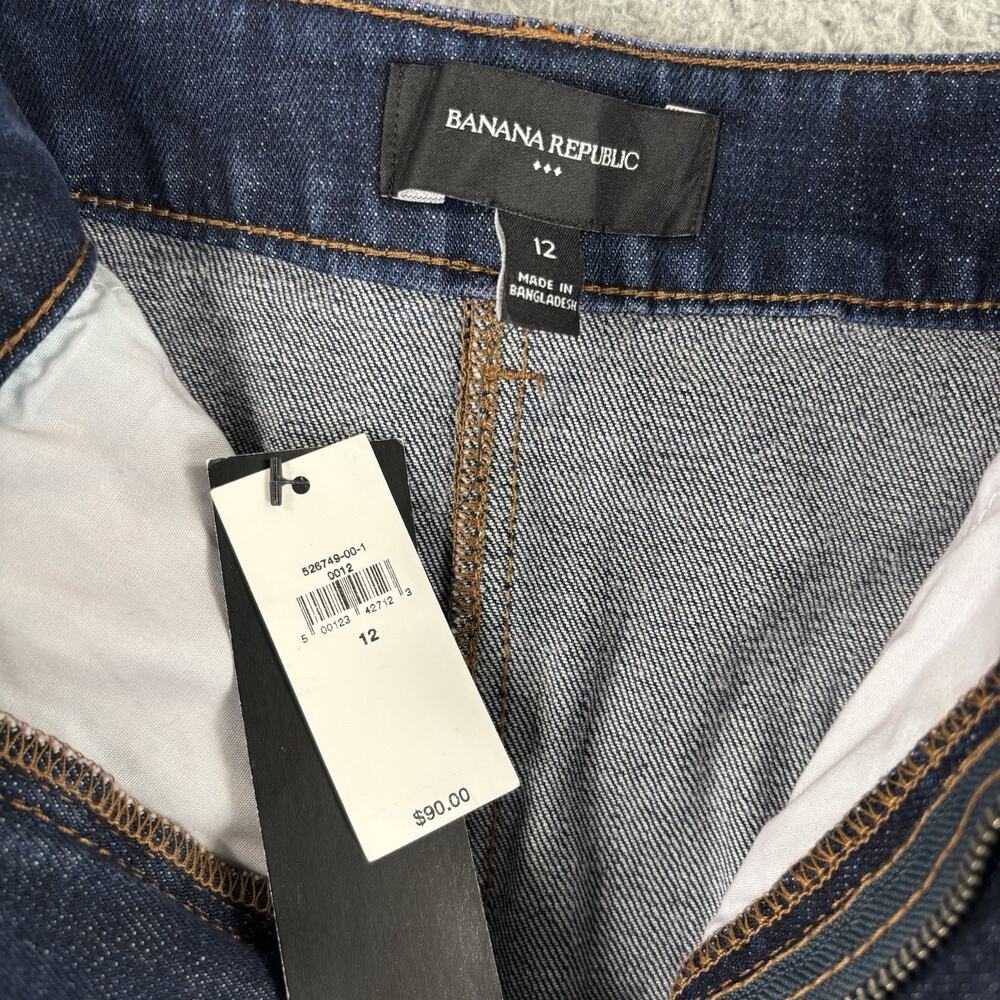 Banana Republic Denim Maxi Skirt Sz 12 Boho Cottage Prairie Western Modest 2024 - Picture 7 of 12